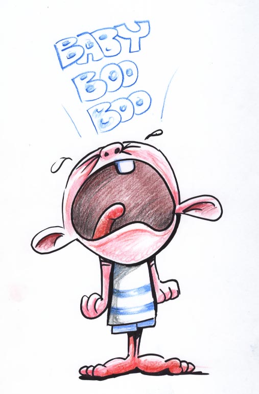 cartoon images of people crying. Tags: crying cartoon, markette marker baby, sharpie retractable marker